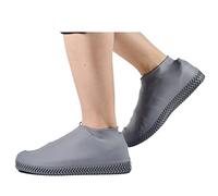 Julihai Fundas de Silicona Impermeables para Zapatos, Protectores de Zapatos Elásticos Reutilizables a Prueba de Lluvia para Exteriores con Suela Antideslizante, para Hombres, Mujeres, (GREY)