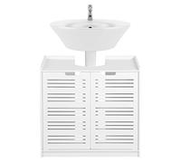 Julihai Gabinete Robusto para Fregadero de Doble Puerta, Almacenamiento a Prueba de Humedad, Resistente Al Fuego, 23,6x11,8x23,6 Pulgadas, para Organizar Herramientas y Utensilios de Limpieza de Baño