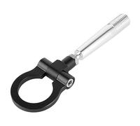 Julihai Gancho de Remolque de Carreras para GTR/FX35/QX70, Tornillo de Metal de en Anillo de Remolque Apto para Seguridad en Pista (BLACK)