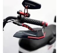 Julihai Guardamanos para Motocicleta T6 Deflector de Viento para Manillar de Aleación de Aluminio y Plástico ABS Se Adapta a Barras Huecas de 18 a 21 Mm Resistente a Impactos para Motociclistas de