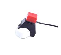 Julihai Interruptor de Parada del Manillar de la Motocicleta, Botón Universal de 0.866 in, Control de Apagado Momentáneo para Mini Moto Dirt Quad Bike