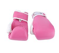 Julihai Juego de 2 de Boxeo para Niños, de Piel Sintética, para Jóvenes, de Boxeo para Niños y Niñas de 8,7 Pulgadas de Largo (Pink)