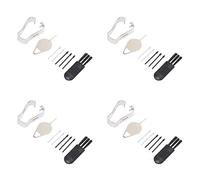 Julihai Juego de Recambios de Repuesto Duraderos para Tableta Tab S7 FE de 12,4" T733, 20 Puntas de Escritura Silenciosa para Usuarios de Lápiz óptico Táctil (Negro y Gris)