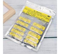 Julihai Juntas de Reloj Arandelas de Sellado de Goma para Casi Todo Tipo de Relojes, 950 X Junta Tórica Negra, Adecuada para Trabajadores de Reparación de Relojes (Juego de Anillos Impermeables de