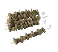 Julihai Palitos de Madera de Manzana, Juguetes de Conejo para Rechinar y Masticar Dientes, Juguetes de Conejo para Mantener los Dientes Sanos, 5 Piezas para Ardillas Ratas Sirias