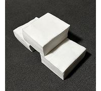 Julihai Parches de Limpieza, Material de Franela de Algodón de Tejido Apretado, Paños Precortados de 6x7 Cm para Eliminar la Suciedad de la Superficie, con Buena Absorción de Agua para
