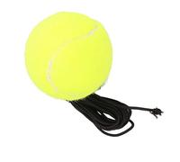 Julihai Pelota de Entrenamiento de Tenis con Cuerda Elástica, Herramienta de Práctica Duradera para Jugadores de Tenis, Goma y Tela, Se Adapta a Canchas de/Baloncesto