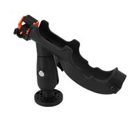 Julihai Portacañas de pesca, soporte para caña de pescar, portátil, ligero, giratorio 360 grados con base robusta de nailon POM de silicona para kayak, canoa, bote inflable