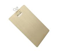 Julihai Portapapeles de Metal Resistente a los Arañazos para Escribir Pintura, Carpeta de Tablero de Dibujo Resistente Al Desgaste para Enfermería, 12,5 X 8,5 Pulgadas (GOLD)