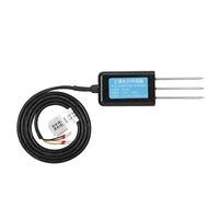 Julihai Probador de Sensor de Humedad del Suelo a Prueba de Agua para Medición Rápida del Suelo Salida Analógica de Respuesta Rápida Tipo de Corriente de Salida de 4-20 MA para Invernadero,