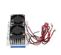 Julihai Refrigerador Termoeléctrico Kit Eficiente de 144W para Refrigerador, Mini Acondicionadores de Aire o Refrigeración para Mascotas, Aleación de Aluminio