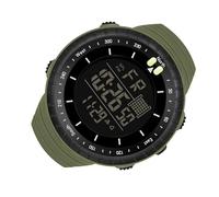 Julihai Reloj Digital Deportivo Multifuncional, WR50M Impermeable con Luz Nocturna Alarma Día Fecha Pantalla 12 24 Horas, para Hombres Mujeres Natación Al Aire Correr (Green)