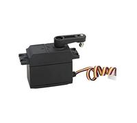 Julihai Servo RC, Servo de Dirección de 5 Cables con Brazo para Piezas de Repuesto de Coche RC 104001 1/10, Carcasa de Plástico Duradera