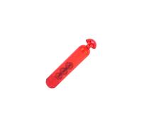 Julihai Sonajeros para Señuelos de Pesca, Cebos de Tubo de Inserción de Acero Inoxidable de PVC con Sonido de Colisión para Atraer Peces, Compactos y Livianos para Cebos de Plástico Blando (Rojo)