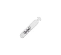 Julihai Sonajeros para Señuelos de Pesca, Cebos de Tubo de Inserción de Acero Inoxidable de PVC con Sonido de Colisión para Atraer Peces, Compactos y Livianos para Cebos de Plástico Blando (Blanco
