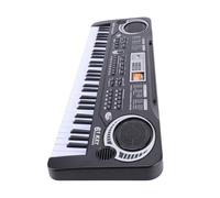 Julihai Teclado de Piano de 61 Teclas, Material ABS, 16 Tonos con Micrófono, Apto para Principiantes, Perfecto para Niños de 3 a 9 Años que Aprenden Música