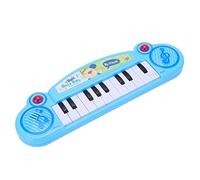 Julihai Teclado de Piano Electrónico para Niños, Juguete de Instrumento Musical de 12 Teclas con Diseño Suave No Angular y Modos Duales para Niños Mayores de 3 Años (Blue)