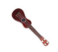 Julihai Ukelele de Juguete para Niños, Mini Instrumento Musical de Guitarra de 4 Cuerdas para Principiantes, con Diseño de Plástico Liviano y Duradero para Niños Que Aprenden Música (Calabaza)