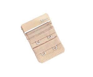 JULIMEX - Reductor de sujetador con 2 ganchos para espalda demasiado grande, beige, Talla única
