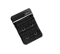 JULIMEX - Reductor de sujetador con 2 ganchos para espalda demasiado grande, Negro