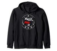 Julio 15 Cumpleaños Leyenda Hombre Niño Desde Julio 15th Sudadera con Capucha