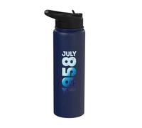 Julio 1958 Edición Limitada Año 1958 Retro 1958 Vintage 1958 Stainless Steel Insulated Water Bottle