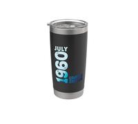 Julio 1960 Año 1960 Retro 1960 Vintage Edición Limitada 1960 Vaso térmico de acero inoxidable de doble pared