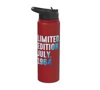 Julio 1964 Año 1964 Retro 1964 Vintage Edición Limitada Stainless Steel Insulated Water Bottle