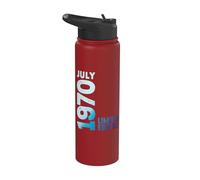 Julio 1970 Año 1970 Retro 1970 Vintage Edición Limitada 1970 Stainless Steel Insulated Water Bottle