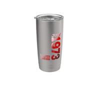Julio 1973 Año Legendario 1973 Retro 1973 Vintage 1973 Vaso térmico de acero inoxidable de doble pared