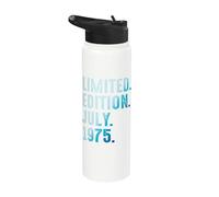 Julio 1975 Año 1975 Retro 1975 Vintage Edición Limitada Stainless Steel Insulated Water Bottle
