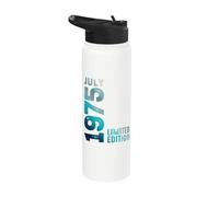Julio 1975 Año 1975 Vintage 1975 Retro 1975 Edición Limitada Stainless Steel Insulated Water Bottle