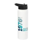 Julio 1976 Año 1976 Vintage 1976 Retro 1976 Edición Limitada Stainless Steel Insulated Water Bottle