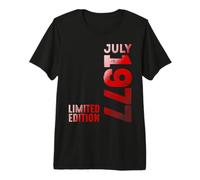 Julio 1977 Año Legendario 1977 Retro 1977 Vintage 1977 Camiseta Premium