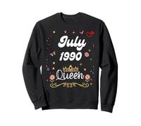 Julio 1990 Reina Desde Julio 1990 Cumpleaños Niña Mujer Sudadera