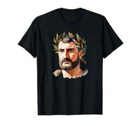 Julio César Antiguo Emperador Romano Camiseta gráfica económica