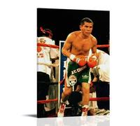 Julio César ChávezArt - Impresión en lienzo de pinturas al óleo, reproducción moderna en lienzo, ilustraciones abstractas de paisajes impresos en lienzo, arte de pared para decoración del hogar y la