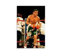 Julio César ChávezArt - Impresión en lienzo de pinturas al óleo, reproducción moderna en lienzo, ilustraciones abstractas de paisajes impresos en lienzo, arte de pared para decoración del hogar y la