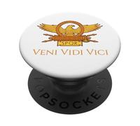 Julio César Cita Latina Veni Vidi Vici SPQR Águila Romana PopSockets PopGrip Adhesivo