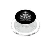 Julio César En Posición De Loto Zen Conquistarse PopSockets PopGrip para MagSafe