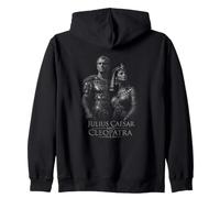 Julio César y Cleopatra Historia Romana Sudadera con Capucha