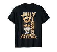 Julio de 1936 90 cumpleaños 2026 Oso de Peluche para Mujer 90 años Camiseta