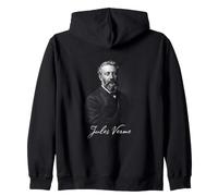 Julio Verne Classic Ciencia Ficción Autor Homenaje Sudadera con Capucha