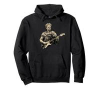 Julius Caesar Playing Electric Guitar Rock Music Italia Roma Sudadera con Capucha