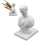 Julius Caesar - Portalápices de resina con diseño divertido de idus de marzo, marcador creativo para escritorio, mesa, escritorio, oficina, estudio, hogar y uso diario