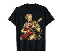 Julius Caesar Rock Guitar Arte Histórico Camiseta