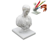Julius César Escultura Portalápices, Resina Julio César Estatua Portalápiz, Adorno de Escritorio, Organizador de Papelería para Oficina Hogar Cena de Clase Accesorios Creativos de Escritorio