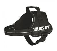 Julius K-9 arnés de fuerza negro para perros