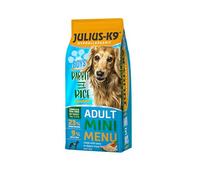 JULIUS-K9 Adult Hypoallergenic Dry Dog Food with Rabbit & Rice 1 kg - Complete Balanced Nutrition for Adult Male Dogs - Chicken-Free, High Protein, Skin &Coat Protection - For Small and Medium Dogs