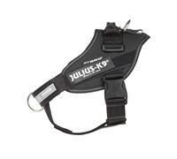 Julius-K9, Arnés de Perro IDC Powerharness con Control Frontal en Y, tamaño: 0, Negro